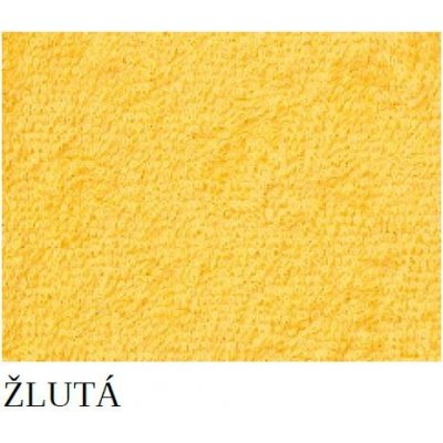 Textil 4 Hotels Levná jednobarevná osuška DV0002 70×140 cm žlutá