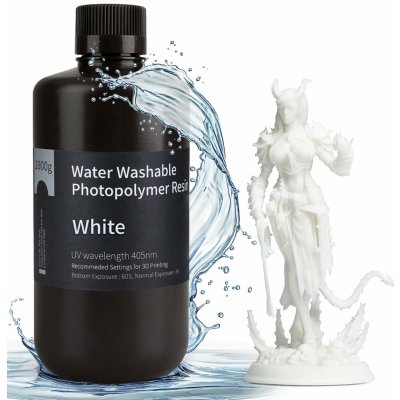 Elegoo Water Washable Resin 1kg bílá RWW1W – Zboží Živě