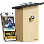 Enabot Smart budka pro venkovní ptactvo Birdfy Ebony Lite s kamerou 21 x 21 x 35 cm – Zboží Mobilmania