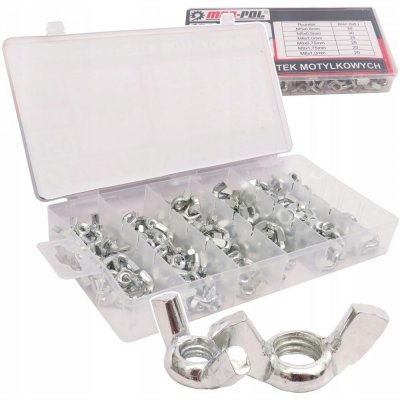 MAR-POL Sada křídlových matic 150ks 02403 M66475 | Zboží Auto