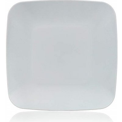 Banquet Plastový mělký talíř 23 x 23 cm šedý – Zboží Mobilmania