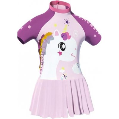 Plavky Dívčí Dětské Jednodílná UV ochrana Neprůhledná chlóru odolná proti žmolkování – Zboží Dáma