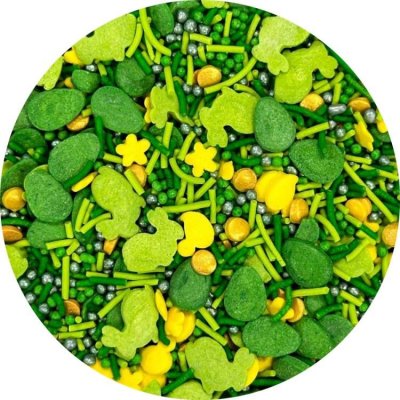 Dortisimo 4Cake Cukrové zdobení žluté a zelené Spring Friends (70 g) – Zbozi.Blesk.cz