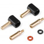 Yeah Racing Úhlový zlacený konektor pro Hardcase 4mm a 5mm – Sleviste.cz