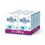 BEBA 3 OptiPro 6 x 600 g – Zboží Mobilmania