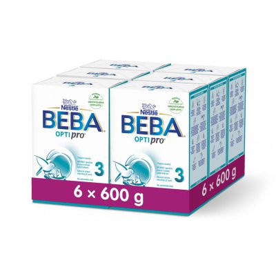 BEBA 3 OptiPro 6 x 600 g – Hledejceny.cz