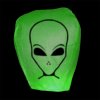 Lampion přání UFO Zelená