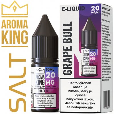 Aroma King Salt Grape Bull 10 ml 20 mg – Hledejceny.cz