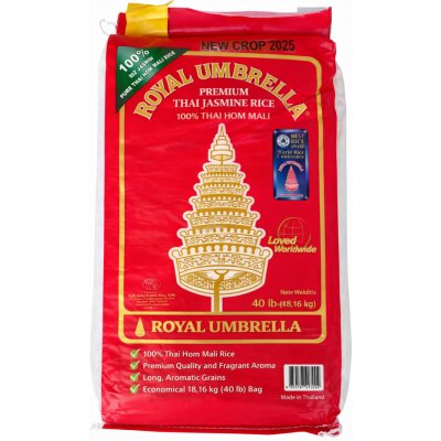 Royal Umbrella Jasmínová rýže 18,16 kg – Sleviste.cz