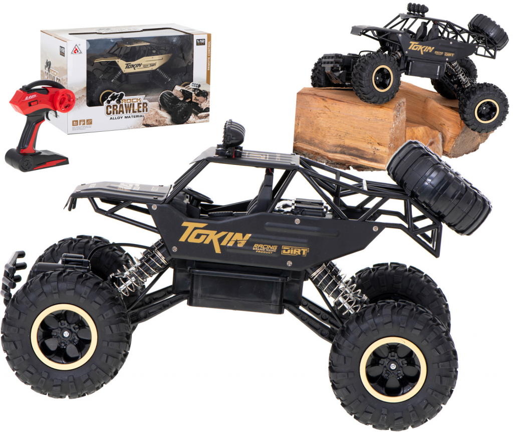 Double Eagle RC auto Rock Crawler TOKIN 4x4 černá RTR 1:12