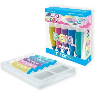 Mitama temperové barvy se třpytkami sada 5 barev – Zboží Dáma