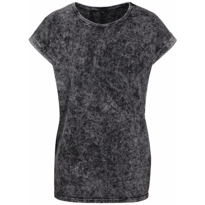 Built your Brand Acid washed Extended Tmavě šedý melír – Sleviste.cz