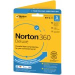 Norton 360 DELUXE 25GB + VPN 3 lic. 12 mes. (21405789) – Hledejceny.cz