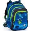 Školní batoh Bagmaster LUMI 22 D batoh psi kosmonauti modrý