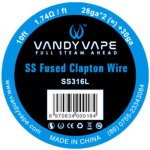 Vandy Vape SS316L Fused Clapton 28ga*2 + 30ga 3m – Hledejceny.cz
