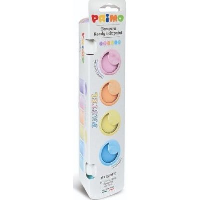 Primo temperové barvy pastelové 6x25 ml