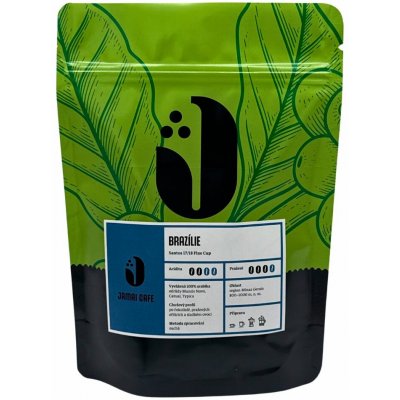 Jamai Café Brazílie Santos 17/18 Fine Cup zrnková 1 kg – Hledejceny.cz