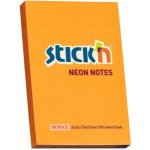 Samolepicí blok na poznámky STICKN 76 × 51 mm, neonově oranžový, 100 listů, 21160 – Hledejceny.cz