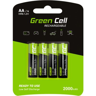 Green Cell AA 2000mAh 4ks GR02 – Zboží Živě