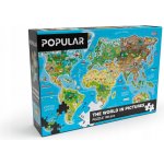 POPULAR Mapa světa 160 dílků – Zboží Dáma