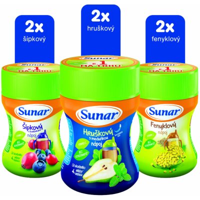 Sunar rozpustný nápoj mix karton A 6x200g – Zbozi.Blesk.cz