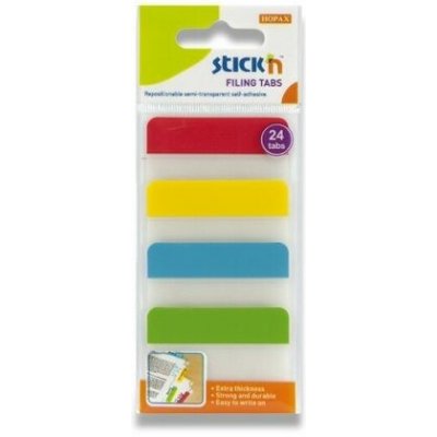 Samolepicí záložky Hopax Stick’n Clearnote 38 x 51 mm, 4 x 6 ks – Hledejceny.cz