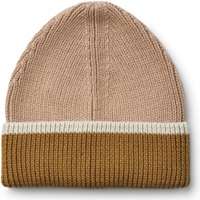 Liewood Čepice Ezra Beanie Dark rose / Sandy / Golden caramel – Zbozi.Blesk.cz