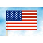 LIBEA, s.r.o. Vlajka USA (Spojených států) Rozměr: 20×30 cm, Uchycení: Návlek na žerď – Hledejceny.cz