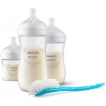 Avent Natural 3 ks startovací sada natural response basic 125 260 330 ml průhledná – Sleviste.cz