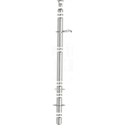 Bokra Svislý nerezový 2,8m 160mm IZOL EKO 08 – Zboží Dáma