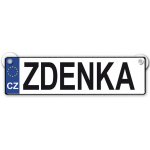 Nekupto Originální SPZ cedulka se jménem ZDENKA