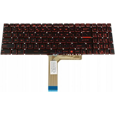Klávesnice MSI GL65 LEOPARD 10SCSR / LED RED – Zboží Živě