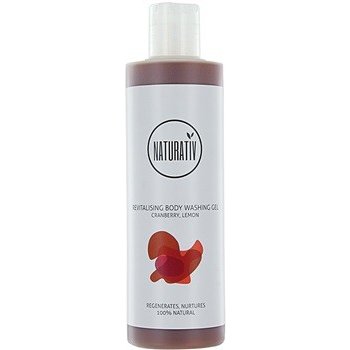 Naturativ Body Care Revitalising jemný sprchový gel s hydratačním účinkem Cranberry Lemon Natural Ingredients 280 ml