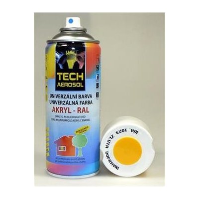 TechnoKem 002.0757 Akrylová barva ve spreji RAL 1023 dopravní žlutá 400 ml – Sleviste.cz