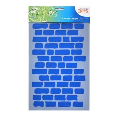 Šablona Cihlová zeď 20x30cm plast OPTYS – Hledejceny.cz