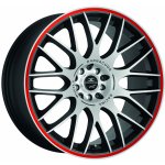 Barracuda Karizzma 7,5x17 4x108 ET38 black polished trim red – Hledejceny.cz