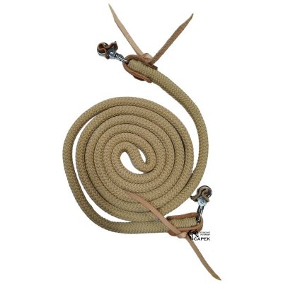 Otěže westernové Bang KULATÉ-Černá – Zboží Dáma