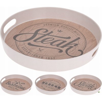 Excellent Kulatý servírovací podnos Barbeque 30 cm – Zboží Mobilmania