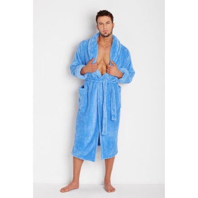 huňatý župan 130 modrý – Zboží Dáma