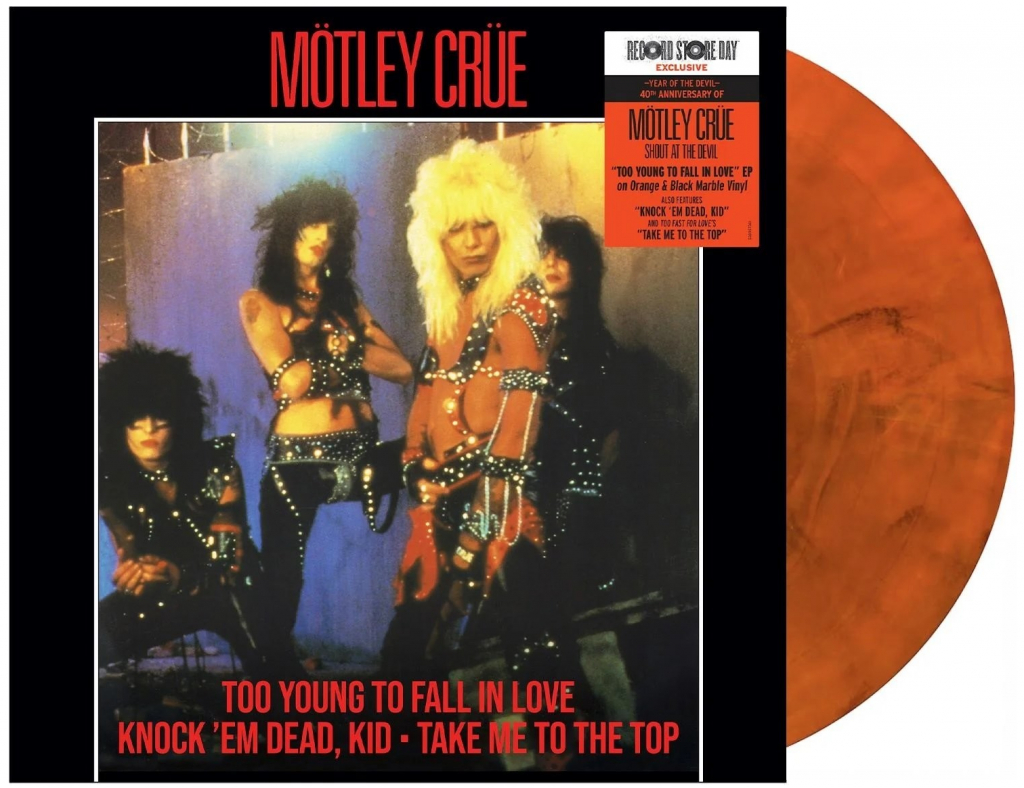 Motley Crue - To Young To Fall In Love Orange,Black LP