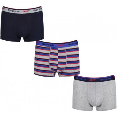 Reebok pánské boxerky Xaviar U5 F8360 RBK 3PKA vícebarevné 3 pack