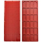 Podložka vymezovací plastová rozměr 41 x 100 mm tloušťka 3 mm, stavební, montážní barva červená – Hledejceny.cz