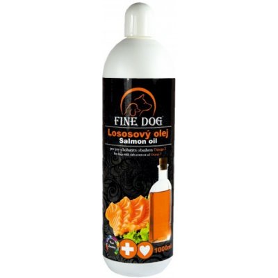 Fine Dog Lososový olej 1000 ml – Zbozi.Blesk.cz