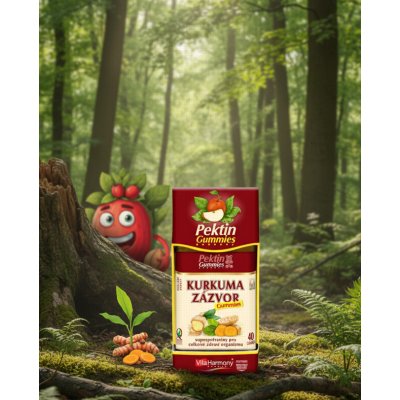 VitaHarmony Kurkuma & Zázvor Gummies 40 želé bonbónů – Hledejceny.cz