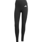 adidas OPTIME ESSENTIALS 3 STRIPES Dámské legíny Černá Bílá – Zboží Mobilmania