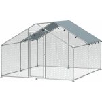 PawHut Ohrádka pro kuřata 3 x 3,4 x 1,9 m stříbrná – Zbozi.Blesk.cz