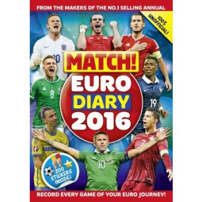 Match! Euro 2016 Diary: Record Every Game of Your Euro Journey 100% Unofficial – Zboží Mobilmania