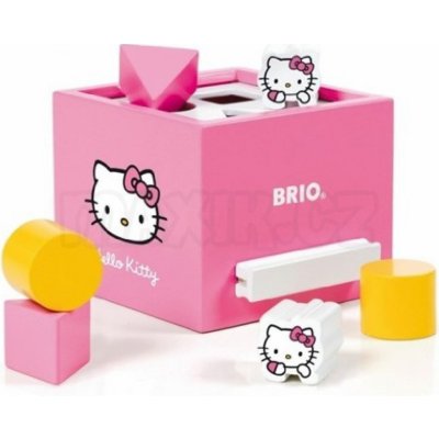 Brio Hello Kitty krabice s prostrkávacím víkem na rozlišování tvarů – Zboží Mobilmania