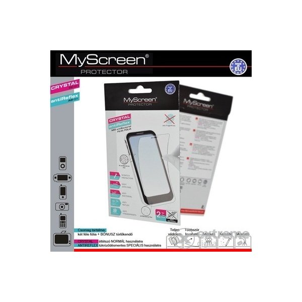 Ochranná fólie pro mobilní telefon Myscreen Screen Protector tkanina pro čistení Samsung SM-G3815 Galaxy Express 2 zařízení,crystal-antireflexní (GP-42694)