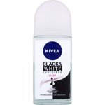 Nivea Invisible for Black & White Clear antiperspirant roll-on 50 ml – Sleviste.cz